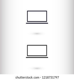 LAPTOP vector icon eps 10