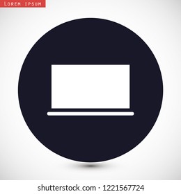 LAPTOP vector icon eps 10