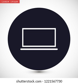 LAPTOP vector icon eps 10