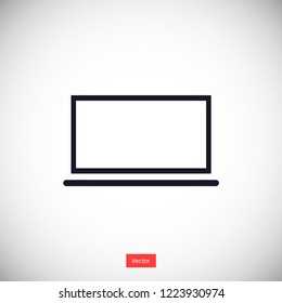 LAPTOP vector icon eps 10
