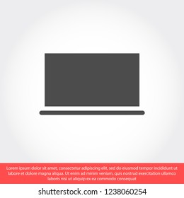 LAPTOP vector icon eps 10