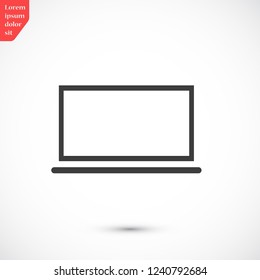 LAPTOP vector icon eps 10