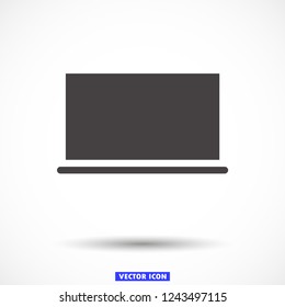 LAPTOP vector icon eps 10