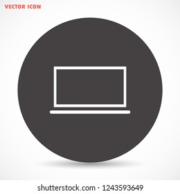LAPTOP vector icon eps 10