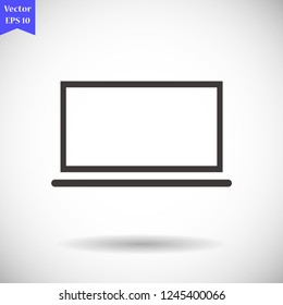 LAPTOP vector icon eps 10