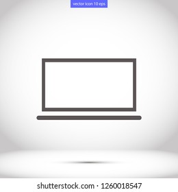 LAPTOP vector icon eps 10