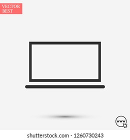 LAPTOP vector icon eps 10