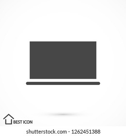 LAPTOP vector icon eps 10