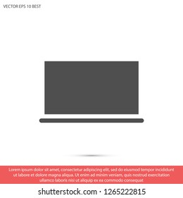 LAPTOP vector icon eps 10