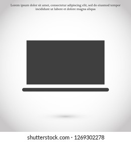 LAPTOP vector icon eps 10