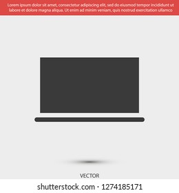 LAPTOP vector icon eps 10