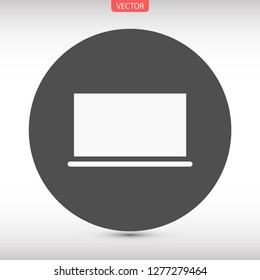 LAPTOP vector icon eps 10