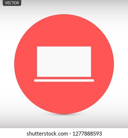 LAPTOP vector icon eps 10