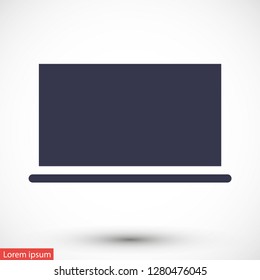 LAPTOP vector icon eps 10