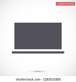 LAPTOP vector icon eps 10