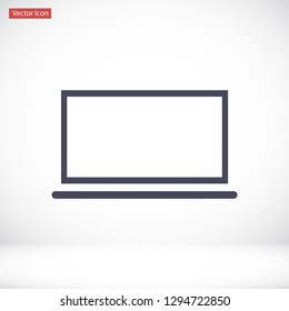 LAPTOP vector icon eps 10