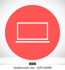 LAPTOP vector icon eps 10