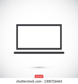 LAPTOP vector icon eps 10