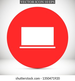 LAPTOP vector icon eps 10