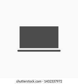 LAPTOP vector icon eps 10 , Lorem ipsum Flat design