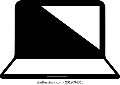 Laptop vector icon eps 10.