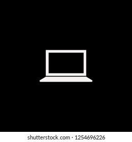 laptop vector icon. flat laptop design. laptop illustration for graphic 