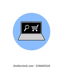 Laptop Vector icon in here.