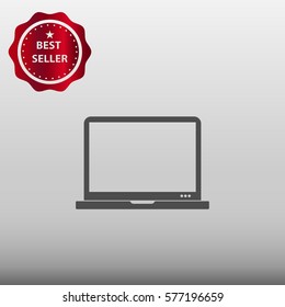 Laptop Vector Icon Illustration