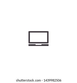 Laptop Vector icon . Lorem Ipsum Illustration design