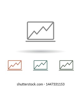 Laptop Vector icon . Lorem Ipsum Illustration design
