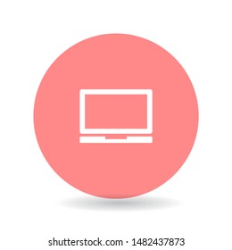 Laptop Vector icon . Lorem Ipsum Illustration design