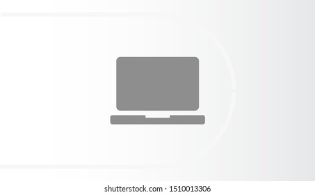 laptop vector icon. lorem ipsum 10 EPS Design