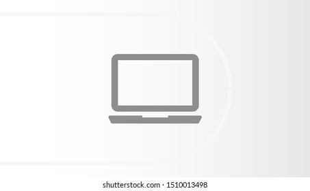laptop vector icon. lorem ipsum 10 EPS Design
