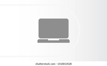 laptop vector icon. lorem ipsum 10 EPS Design