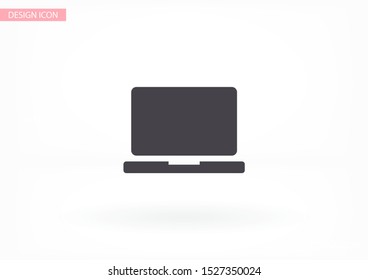 laptop vector icon. lorem ipsum 10 EPS Design
