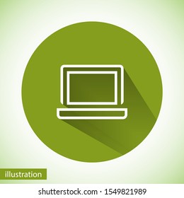 laptop vector icon. lorem ipsum 10 EPS Design