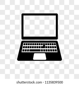 Open Laptop Icon Vector Isolated On Stock Vector Royalty Free