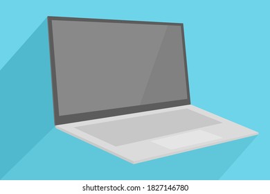 Diseño simple de icono vector de portátiles