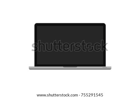 Laptop vector icon. Very useful icon of Laptop. Vector illustration.