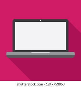 laptop vector icon,flat icon design,esp10