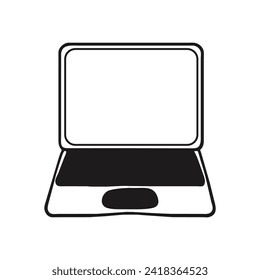 laptop vector icon,illustration template design
