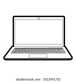 laptop vector illustration