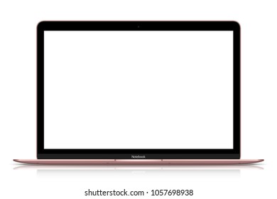 Laptop. Vector Illustration.