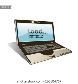 Laptop vector illustration