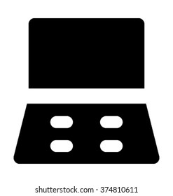 Laptop Vector Illustration 