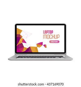 Laptop Vector illustration.
