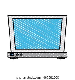 laptop vector illustration