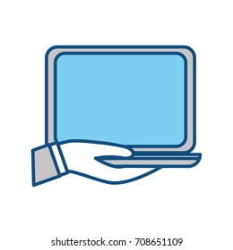 laptop  vector illustration