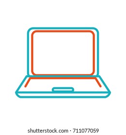 laptop  vector illustration