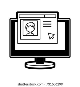 laptop  vector illustration